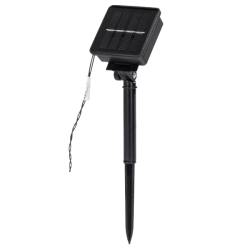 Solarna lampki sople fala 100 led Ciepła biel, 5m - zdjęcie 6